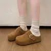 Zapatos Birkenstock de Suela Gruesa con Plataforma Interna para Mujer 2026 Nuevo Otoño Versátiles para Personas Bajas de Punta Cerrada Medias Zapatillas Birkenstock para Exteriores