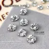 Joyería de bola de diamante para arte de uñas K9 explosivo super brillante alta lujo cristal blanco multicorte pila joyería para arte de uñas