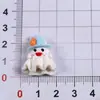 Acessórios de resina de fantasma e abóbora de Halloween em desenho animado, joias DIY, acessórios de cabelo, chaveiros, pequenos pingentes, enfeites para tamancos DIY