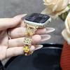 Pulsera de Metal Mariposa Giratoria Adecuada para Apple 5678910 Generación Huawei Fit4 Gt5 Xiaomi 10 Samsung Pulsera de Muñeca