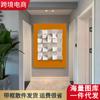 Pintura Decorativa para Entrada de Casa Mural Moderno Simple 3d Estéreo Relieve Lujo Ligero Edición Vertical Pintura Colgante para Pasillo 2319