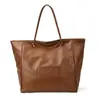 Bolsa Tote Casual da Moda para Mulheres, Estilo Coreano, Versátil, Retrô, Grande Capacidade, Bolsa de Ombro para o Dia a Dia, Bolsa de Axila de Alta Qualidade