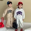 Conjunto de Otoño e Invierno para Niños, Conjunto Deportivo Casual con Forro de Felpa para Niños, Nueva Sudadera y Pantalones Cálidos para Bebés Niñas 2026