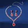 Conjunto de Colares Transfronteiriços Europeu e Americano Conjunto de Joias de Liga Conjunto para Vestido de Banquete Corrente Moda Versátil Joias de Noiva Atacado