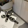 Nuevo Clip de Pato con Estampado de Leopardo y Flores de Moda para Mujer, Pasador Lateral de Alta Gama sin Costuras, Accesorio Versátil para el Cabello para Flequillo y Cabello Suelto