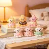 Colgante de cachorro de dibujos animados de resina, accesorio para manualidades, decoración hecha a mano con pegamento de crema, adorno en miniatura de animal lindo