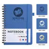 Caderno Personalizado para Vendas Amazon Transfronteiriças, Diário de Estudante A5 em Couro com Espiral, Atacado com Impressão de Logo