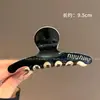 Presilha de Cabelo Retrô de Acetato Estilo Francês, Simples e Elegante para o Dia a Dia, Presilha Dupla para Penteados, Acessório de Cabelo Tipo Pinça Tubarão para Mulheres