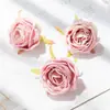 Decoración de Pastel de Rosa Simulada Enchufe Día de San Valentín Chino Fiesta de Cumpleaños de Diosa Mesa de Postres Decoración Hermosa