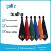 Toalha de golfe magnética quente transfronteiriça material waffle logo bordado em computador cor spot enviado rápido