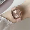 Versão Coreana do Relógio Estilo Ins com Design Simples e Elegante, Caixa Quadrada Pequena, Estilo Artístico Retrô, Pulseira Fina, Mostrador Compacto, Relógio Feminino a Quartzo