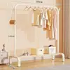 Perchero de pie, tendedero vertical para dormitorio, uso doméstico, ajustable y extensible, perchero grueso para abrigos y sombreros
