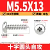 Tornillos Autorroscantes Phillips Cabeza de Lenteja de Acero Inoxidable 304 Clavos Autorroscantes Cabeza de Lenteja PA Tornillos de Rosca para Madera M1M2M3M4M5-M8