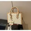 Bolso de Mano Cuadrado Pequeño Estilo Coreano de Moda para Mujer de Este Año, Nuevo Modelo Primavera 2026, Bolso de Hombro con Bloques de Color a Cuadros, Bolso Cruzado para Viajes Diarios