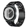 Adecuado para Correa de Reloj Samsung Watch8, Pulsera de Resina de Tres Perlas a la Moda, Hebilla Plegable de Acero con Doble Botón, Correa de Reloj Samsung Watch9