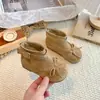 Botas Retro Martin para Niños Botas de Ballet Maillard con Tacón Apilado Sandalias con Punta Redonda y Moño para Niñas Nuevo Diseño