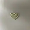 Pegatinas Bordadas de Corazón Pequeño, Pasadores para el Cabello de Niños, Accesorios de Joyería, Zapatos para Niños, Pantalones de Flores, Calcetines, Accesorios, Accesorios de Ropa