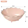 Cuenco Giratorio Multifuncional para Frutas de Sala de Estar Lujo Ligero Mesa de Café de Gama Alta Plato Expositor de Bocadillos Plato para Semillas de Girasol Cacahuetes Dulces