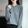 Abrigo Fino de Otoño Hengyuanxiang para Mujer, Suéter de Punto Casual Holgado, Nuevo Suéter Elegante y de Moda