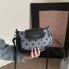 Bolsa Pequena para Mulheres 2026 Bolinhas Novo Estilo Tendência Popular Este Ano Bolsa de Ombro Simples Casual Moda Bolsa Transversal para Mulheres