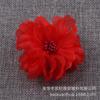 Flores de Tecido, Flores Decorativas Feitas à Mão, Materiais para Acessórios Decorativos, Fio de Chiffon, Acessórios Prontos, Flores Moldadas, Acessórios de Cabelo