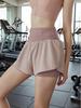 Pantalones Deportivos Falsos de Dos Piezas para Mujer, Verano, Talla Grande 100 kg para Chicas Gorditas, Adelgazantes, Transpirables, de Secado Rápido, Shorts de Yoga Fitness