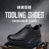 Comercio Exterior Al Por Mayor Superficie de Cuero Suela Suave Hebilla Giratoria Zapatos Casuales de Negocios Otoño 2026 Nuevo Estilo Suela Gruesa Moda Tendencia Zapatos de Cuero