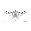 Colección Rui Ka Long: Pegatinas de Tatuaje con Patrón Seductivo para Clavícula y Pecho, Pegatinas de Tatuaje Sexy, Diseño Floral de Larga Duración con un Toque de Lujo