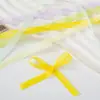 Rollo Grande de 6 mm Cinta de Gasa Translúcida Hilo de Leche Hilo de Nieve Doble Cara Hecho a Mano DIY Accesorios para el Cabello Accesorios de Lazo Decoración de Boda