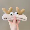 Diadema de Rana Coreana Linda de Ojos Grandes Ins Divertida e Interesante Diadema de Felpa Especial para Lavado de Cara de Otoño e Invierno Accesorios para el Cabello