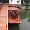 Barco de Madera Pintura de Barco Área Escénica de Barcos Barco de Crucero Casa de Barco Profesional Famoso Grano de Madera Transparente No Fácil de Deformar