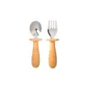 Tazón de alimentación para bebé de silicona de grado alimenticio con doble asa, diseño antiquemaduras y ventosa integrada para la autoalimentación infantil.