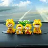 Adorable dragón del zodiaco con cabeza que se mueve, mascota celebridad de internet, figura de resina, adorno para tablero de coche, decoración para coche nuevo
