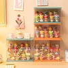 Rack de Exibição para Armazenamento de Caixas Surpresa Caixa de Armazenamento Feita à Mão Acrílico Bubble Mart Gabinete de Exibição Lego Rack de Armazenamento de Mesa