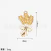 Colgante de Acción de Gracias Aleación Material Goteo de Aceite Hoja de Arce Pavo Calabaza Champiñón Colgante Pequeño Pulsera Accesorios de Joyería DIY
