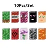 Nuevos Suministros para Fiesta Temática Estilo Pixel Decoración de Cumpleaños Arreglo de Fiesta Accesorios Platos de Papel Vasos de Papel Mantel Servilletas de Papel