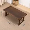 Mesa Rectangular de Madera para Varias Personas, Mesa Kang Estilo Antiguo, Mesa Baja, Mesa de Comedor de Madera Maciza, Mesa Pequeña para Mirador, Mesa Antigua de Piso, Estilo Chino