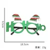 Gafas Decorativas Navideñas Monturas Accesorios para Fiestas Infantiles Gafas con Cuernos de Reno de Papá Noel Decoración Navideña Regalos