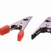 Clip de Fuente de Alimentación en Stock con Funda de Tornillo, Pinza Cocodrilo Pequeña Curva, Piezas Estructurales de Pinza Cocodrilo 029 Niqueladas