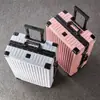 Maleta de Viaje de 24 pulgadas Maleta Grande Capacidad Ruedas Universales Marco de Aluminio Cerradura de Combinación Maleta con Logo Personalizado OEM