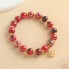 Pulseira de Cerâmica Cinza Clara Templo Nafu Spot Cênico Pulseira Meninas Nicho Luxo Leve Casal Viagem Barraca Mais Vendido