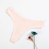 Puro algodão tentação sexy tangas femininas roupas íntimas moda sólida cor t calças femininas roscadas