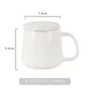 Taza Blanca de Color Puro Taza Blanca Venta al por Mayor Impresión Taza de Regalo Publicitaria Taza de Cerámica Simple para Hotel Impresión de Logo