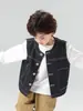 Valle del Viento 2026 Otoño Nuevo Diseño Estilo Coreano Chaleco de Mezclilla para Niños Chaleco sin Mangas Versátil y Elegante para Niños