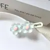 Grampo de Cabelo Flor Doce Clipe BB Estilo Western Infantil Adorno de Cabeça Flor de Cerejeira Fofa Acessórios de Cabelo para Menininha Clipe Lateral para Franja