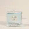 Botella de Vidrio Cuadrada de 30ml Botella de Perfume Botella Recargable de 50ml Botella Transparente con Atomizador a Presión Botella Vacía Cosmética
