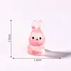 Novo produto transfronteiriço: paisagem em miniatura, figuras luminosas dos doze animais do zodíaco de Ano Novo, enfeites decorativos fofos para DIY, acessórios para pendurar, pequenas peças decorativas