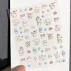 Adesivos de Unha Fofos com Relevo de Pikachu Estilo Japonês, Decalques de Unha Pokemon, Decorações de Unha 3D à Prova d'Água