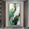 Pintura Decorativa de Lujo Ligero para Vestíbulo, Pintura Colgante Simple de Porcelana de Cristal de Gama Alta, Mural de Fondo para Pared de Pasillo de Sala de Estar Simple Moderno
