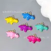 Dongdaemun Design de Nicho Cor Divertida Pequeno Dinossauro Liga de Zinco diy Brinco Stud Brincos Acessórios de Joias Femininas Material